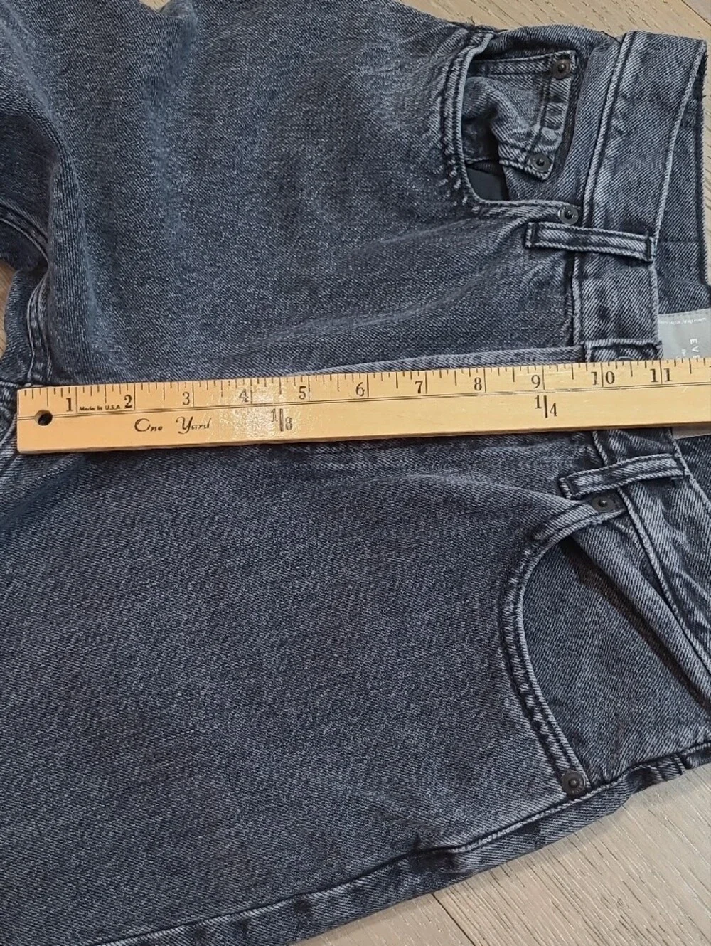 Everlane Jeans Women's sz 26R 90's Cheeky Jean High Rise Black Denim Jeans